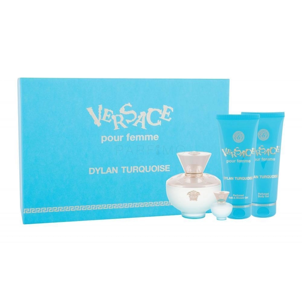 Versace Dylan Turquoise 100ML.5ML.100SG.100BL Apa de Toaleta  SET - Parfum dama 0
